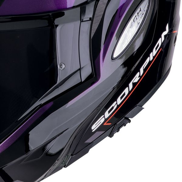 Scorpion Exo Tech Evo Conquer Black Chameleon + Kit bluetooth Exo-Com Link-1C