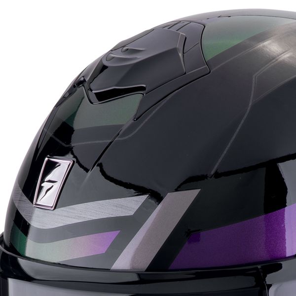 Scorpion Exo Tech Evo Conquer Black Chameleon + Kit bluetooth Exo-Com Link-1C