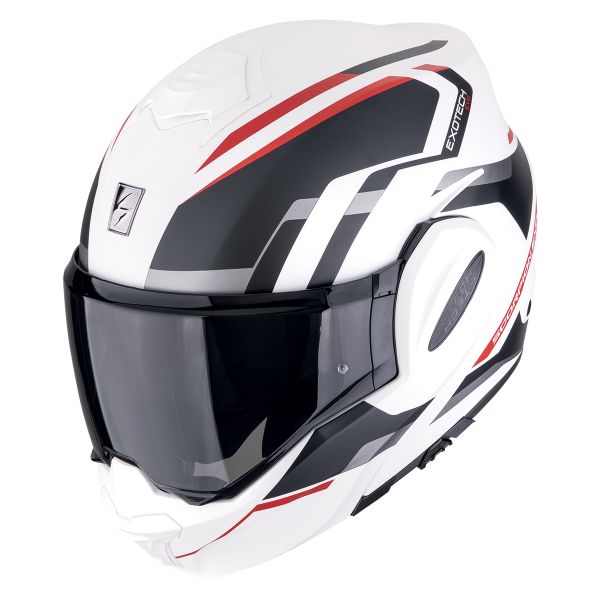 Klapp Scorpion Exo Tech Evo Furio Matt White Black Red Klapp Scorpion Exo Tech Evo Furio Matt White Black Red