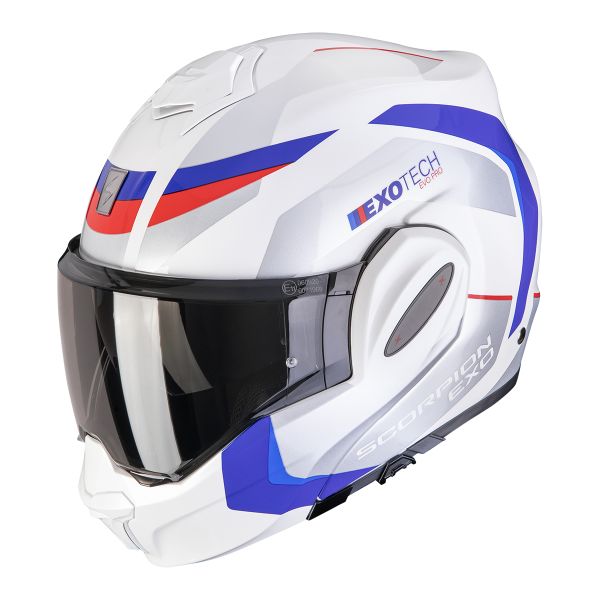 Klapp Scorpion Exo Tech Evo Pro Acuti White Blue Red Klapp Scorpion Exo Tech Evo Pro Acuti White Blue Red