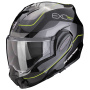 Casque Klapp Scorpion Exo Tech Evo Pro Commuta Black Silver Yellow