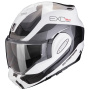 Casque Klapp Scorpion Exo Tech Evo Pro Commuta White Silver