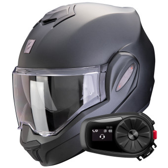 Klapp Scorpion Exo Tech Evo Pro Solid Black Matt + Kit Bluetooth 5S