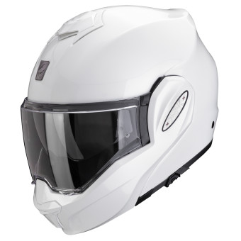 Scorpion Exo Tech Evo Pro White + Kit bluetooth Exo-Com Link-1