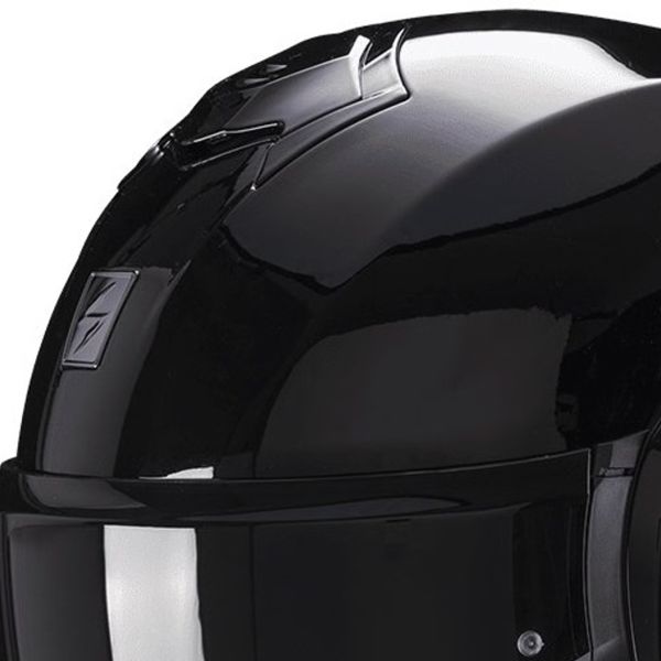 Scorpion Exo Tech Evo Solid Black + Kit bluetooth 5R Lite