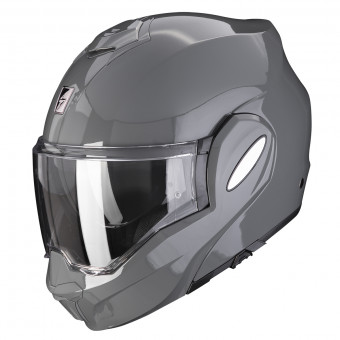 Scorpion Exo Tech Evo Solid Cement Grey + Kit Bluetooth 5S