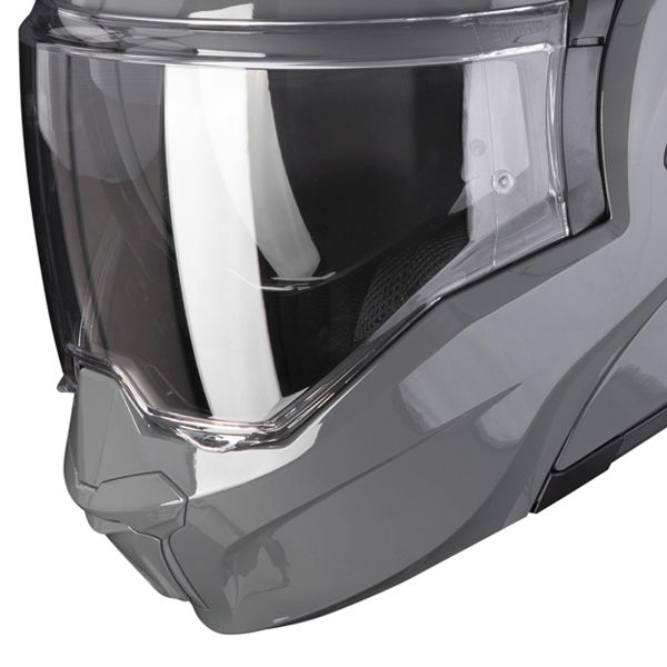 Scorpion Exo Tech Evo Solid Cement Grey + Kit bluetooth Exo-Com Link-1C