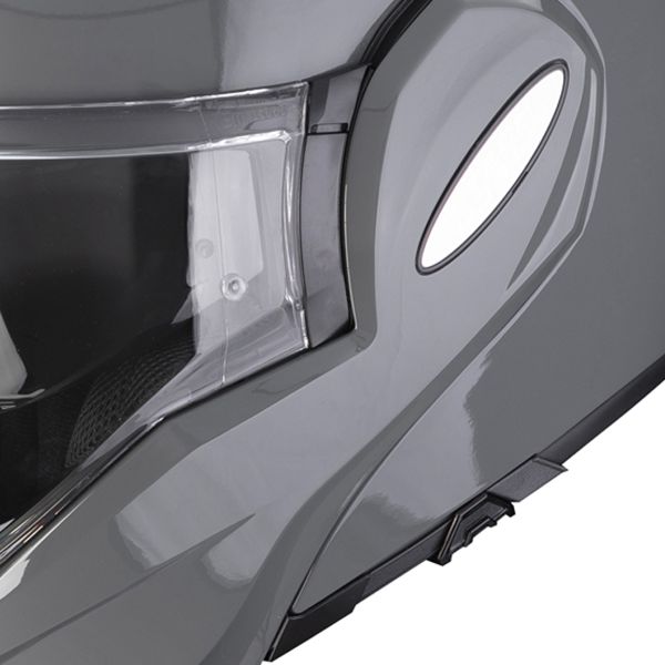 Scorpion Exo Tech Evo Solid Cement Grey + Kit bluetooth Exo-Com Link-1C