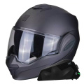 Pack Exo Tech Evo Solid Matt Anthracite + Kit bluetooth Exo-Com Link-1C