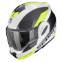 Casque Klapp Scorpion Exo Tech Evo Team White Yellow Fluo