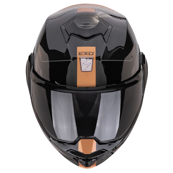 Scorpion Exo Tech Evo Traveller Black Copper + Kit Bluetooth Lokui K30