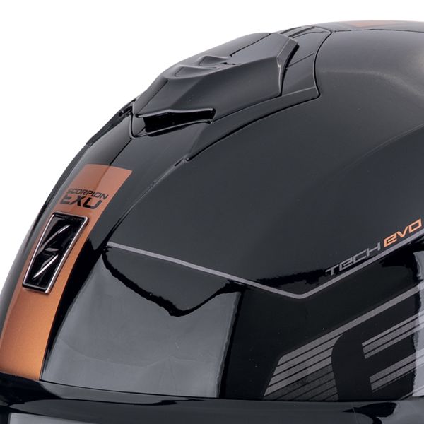 Scorpion Exo Tech Evo Traveller Black Copper + Kit Bluetooth Lokui K30