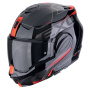 Casque Klapp Scorpion Exo Tech Evo Traveller Black Red