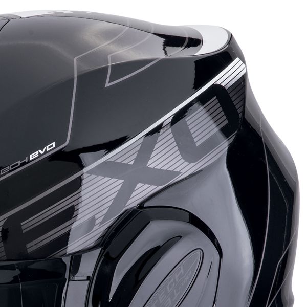 Scorpion Exo Tech Evo Traveller Black White + Kit bluetooth 5R Lite Solo