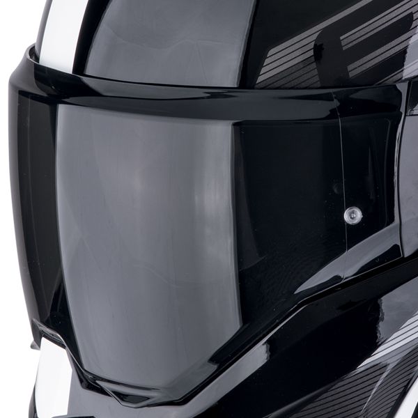 Scorpion Exo Tech Evo Traveller Black White + Kit bluetooth 5R Lite Solo