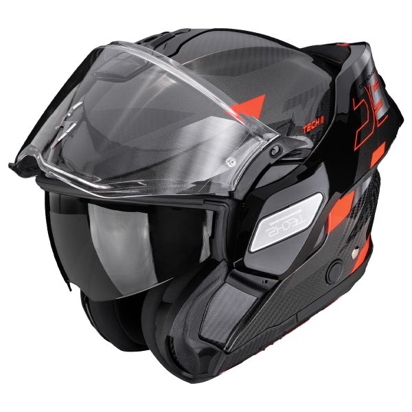 Scorpion Exo-Tech II Carbon Drift Black Silver Red