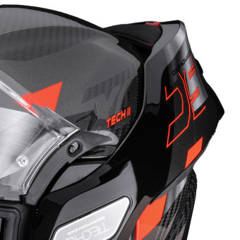 Scorpion Exo-Tech II Carbon Drift Black Silver Red