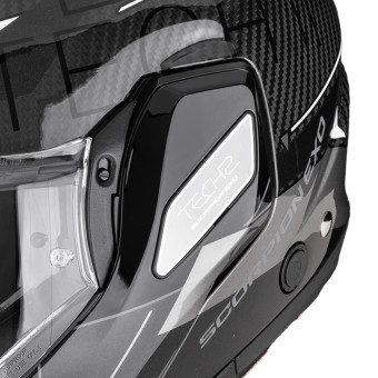 Scorpion Exo-Tech II Carbon Viator Black Silver