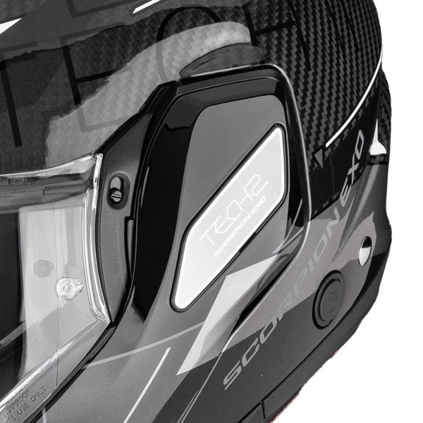 Scorpion Exo-Tech II Carbon Viator Black Silver