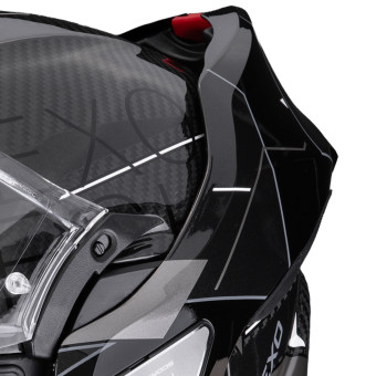 Scorpion Exo-Tech II Carbon Viator Black Silver