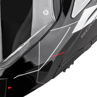 Scorpion Exo-Tech II Carbon Viator Black White Red