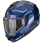 Casque Klapp Scorpion Exo-Tech II Dash Blue Black White