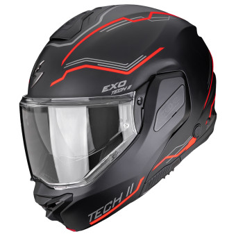 Klapp Scorpion Exo-Tech II Dash Matt Black Silver Red
