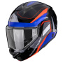 Casque Klapp Scorpion Exo-Tech II Passager Black Red Blue
