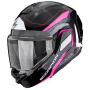 Casque Klapp Scorpion Exo-Tech II Passager Black Silver Pink