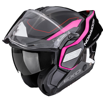 Scorpion Exo-Tech II Passager Black Silver Pink