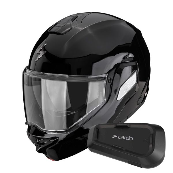 Klapp Scorpion Exo-Tech II Solid Black + Kit Bluetooth Spirit