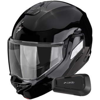 Casque Klapp Scorpion Exo-Tech II Solid Black + Kit Bluetooth Spirit Casque Klapp Scorpion Exo-Tech II Solid Black + Kit Bluetooth Spirit