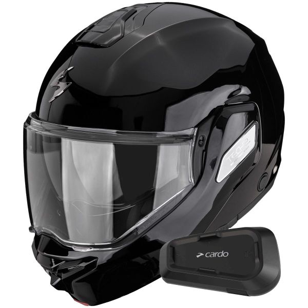 Klapp Scorpion Exo-Tech II Solid Black + Kit Bluetooth Spirit