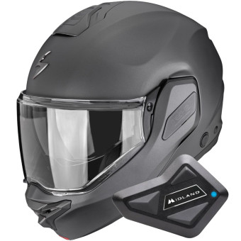 Klapp Scorpion Exo-Tech II Solid Matt Anthracite + Kit Bluetooth BT Mini