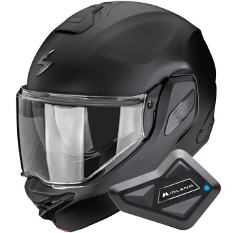Klapp Scorpion Exo-Tech II Solid Matt Black + Kit Bluetooth BT Mini