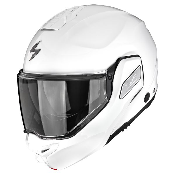 Scorpion Exo-Tech II Solid White + Kit Bluetooth BT Mini