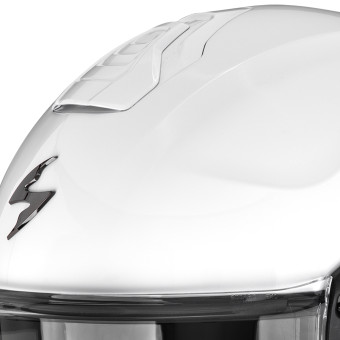 Scorpion Exo-Tech II Solid White + Kit Bluetooth BT Mini