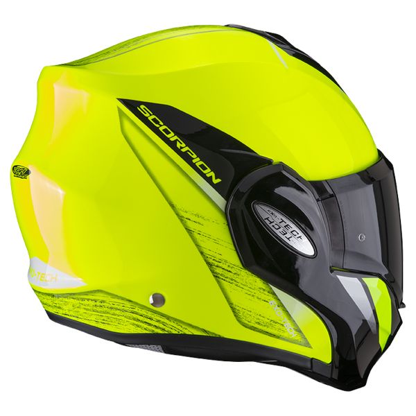 Scorpion Exo Tech Primus Yellow Fluo Black + Kit Bluetooth SMH5