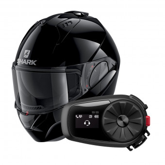 Klapp Shark Evo-Es Blank BLK + Kit Bluetooth 5S Solo
