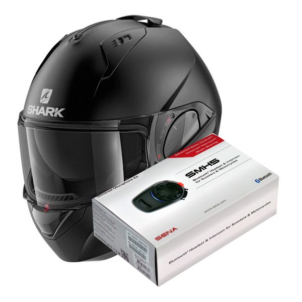 Klapp Shark Evo-Es Blank Mat KMA + Kit Bluetooth SMH5 Solo