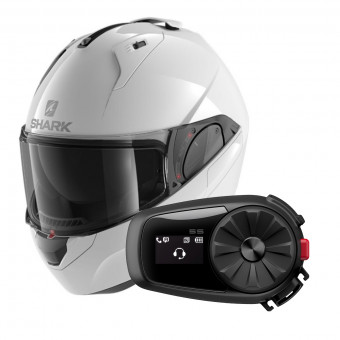 Klapp Shark Evo-Es Blank WHU + Kit Bluetooth 5S Solo
