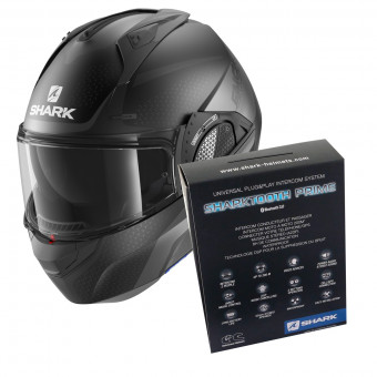 Klapp Shark EVO GT Encke Mat KAA + Kit Bluetooth Sharktooth Prime