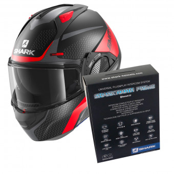 Klapp Shark EVO GT Encke Mat KRA + Kit Bluetooth Sharktooth Prime