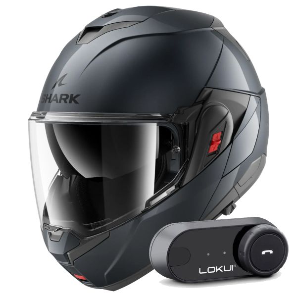 Klapp Shark Oxo Blank A05 + Kit Bluetooth Lokui K30