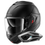 Casque Klapp Shark Oxo Blank Mat KMA + Kit Bluetooth Sena for Shark Mesh Solo