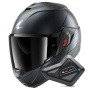Casque Klapp Shark Oxo Dark Shadow Mat B16 + Kit Bluetooth BT Mini