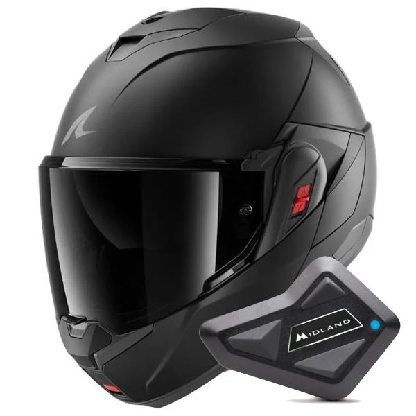 Klapp Shark Oxo Dark Shadow Mat KMA + Kit Bluetooth BT Mini Klapp Shark Oxo Dark Shadow Mat KMA + Kit Bluetooth BT Mini