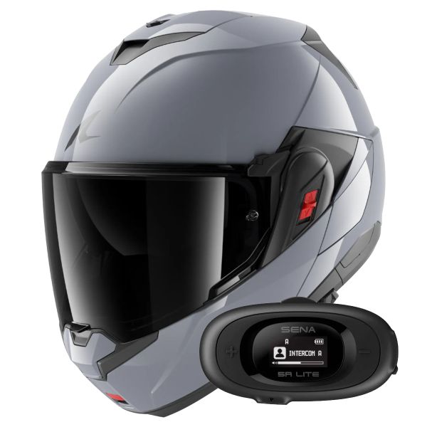 Klapp Shark Oxo Dark Shadow S05 + Kit bluetooth 5R Lite Solo