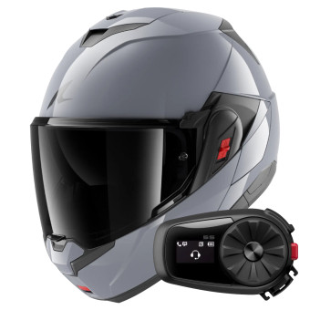 Casque Klapp Shark Oxo Dark Shadow S05 + Kit Bluetooth 5S Solo Casque Klapp Shark Oxo Dark Shadow S05 + Kit Bluetooth 5S Solo