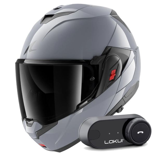 Klapp Shark Oxo Dark Shadow S05 + Kit Bluetooth Lokui K30 Klapp Shark Oxo Dark Shadow S05 + Kit Bluetooth Lokui K30